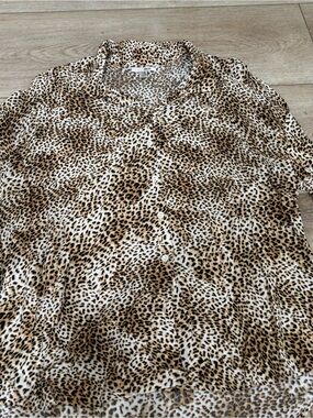 Muse Leopard Print Top - Tan, Brown & Black